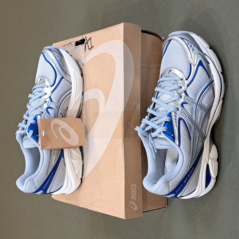 Asics GT-2160 Sneakers - Color: Grey/Marine - Unisex: Women 10, Men 8.5